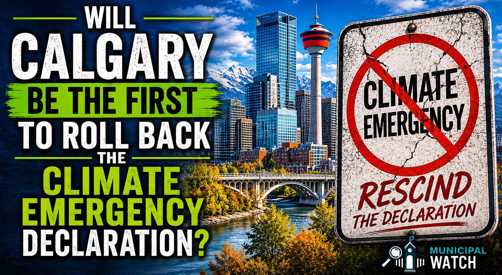 Will Calgary be the First to Roll Back the Climate Emergency?